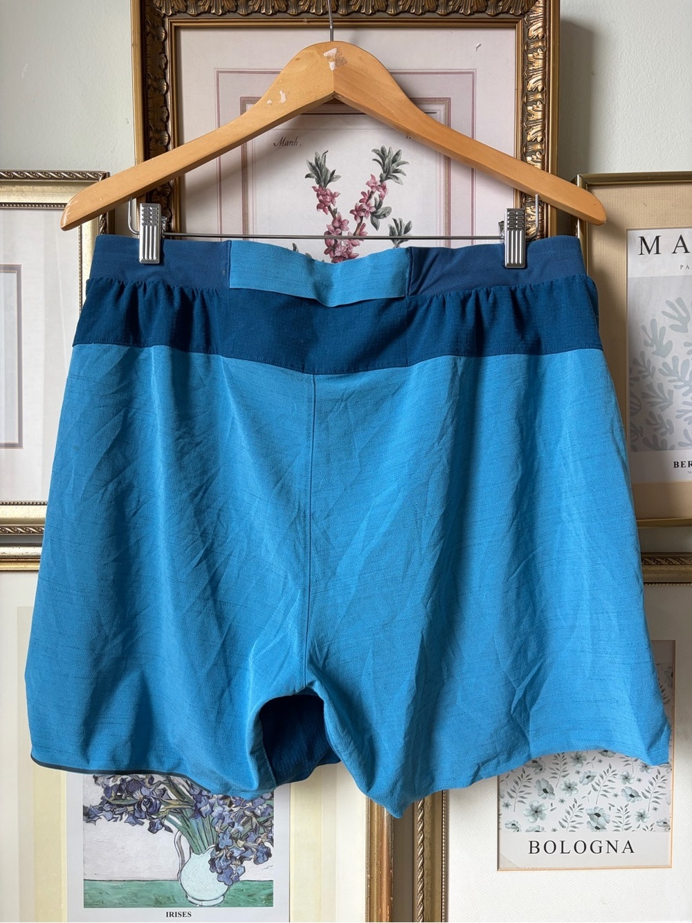 Lululemon Surge Linerless Shorts Teal XL - Picture 5 of 8